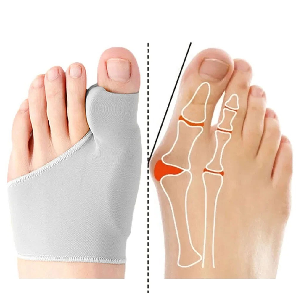 Ankle Brace Sock - Separator Palców Stóp Korektor Haluksów Orteza