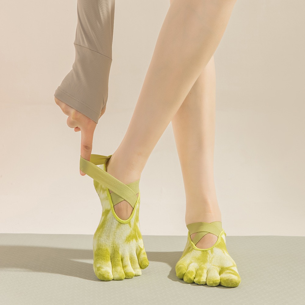 Grip Sock Yoga - Damskie skarpety z pięcioma palcami do
