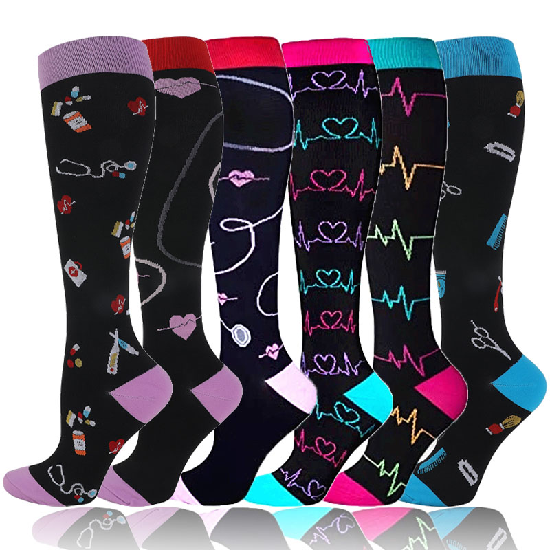 Compression Sock Medical - Skarpety uciskowe 20-30 Mmhg bieganie medyczne