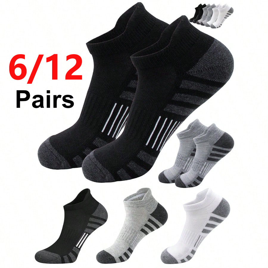 Athletic Sock Cushion - 6/24 Pary Amortyzowane Oddychające Skarpety Sportowe