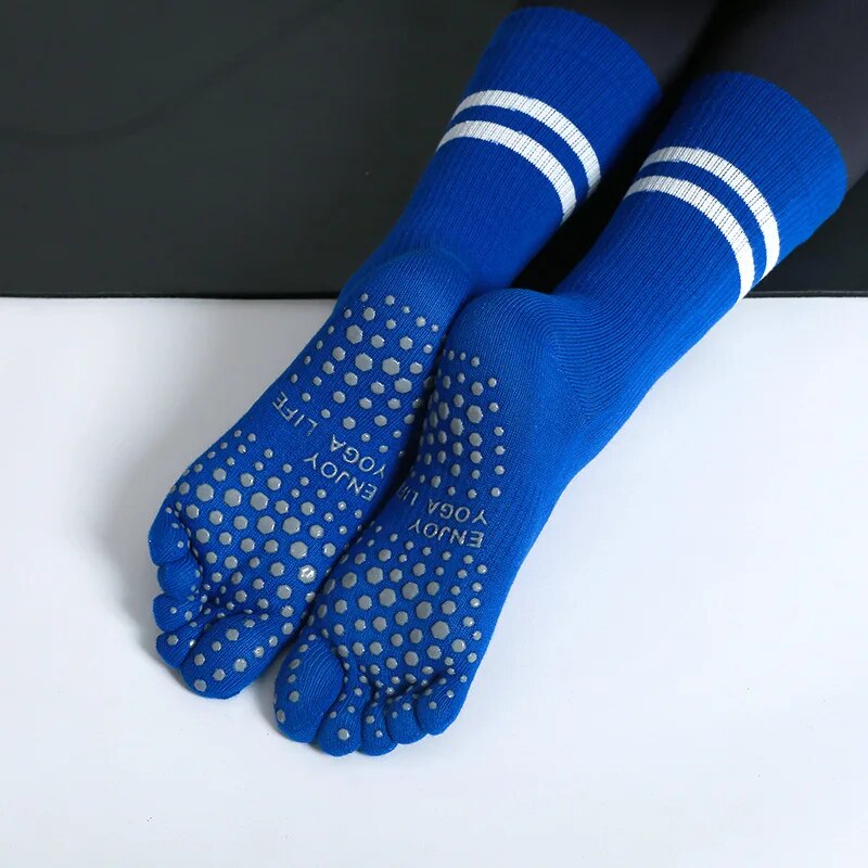No Show Sock Women - Damskie oddychające skarpetki do jogi Mid-tube