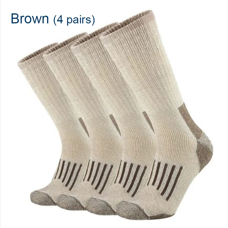 Wool Hiking Sock - 80% Wełniane skarpety Grube ciepłe poduszki