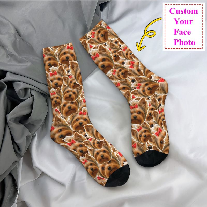 Dress Sock Men - Urocze męskie spersonalizowane skarpetki z motywem