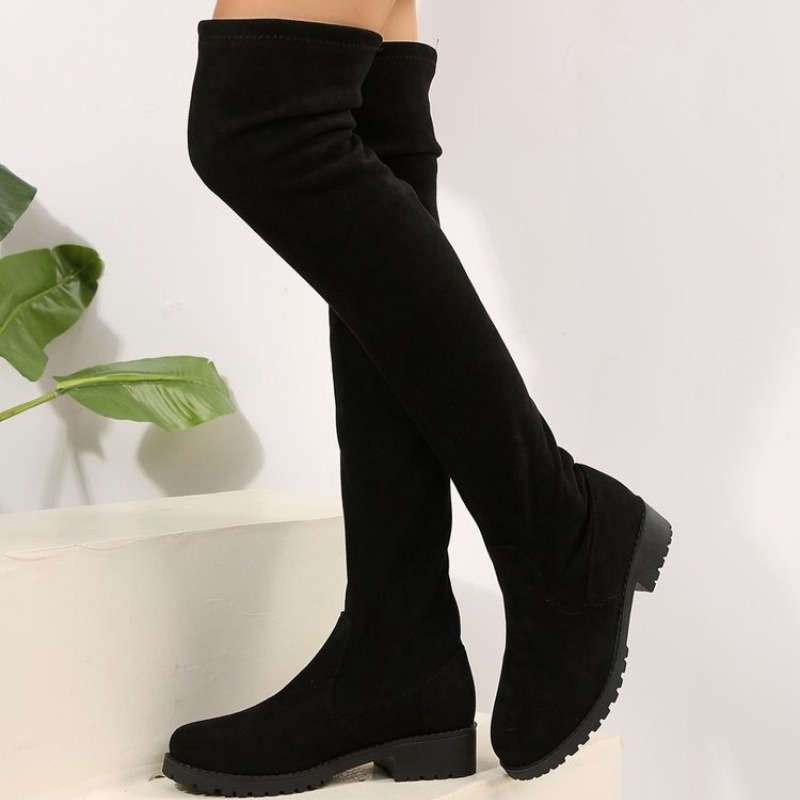 Damskie kozaki za kolano, elas – Knee High Sock Women recenzja i cena