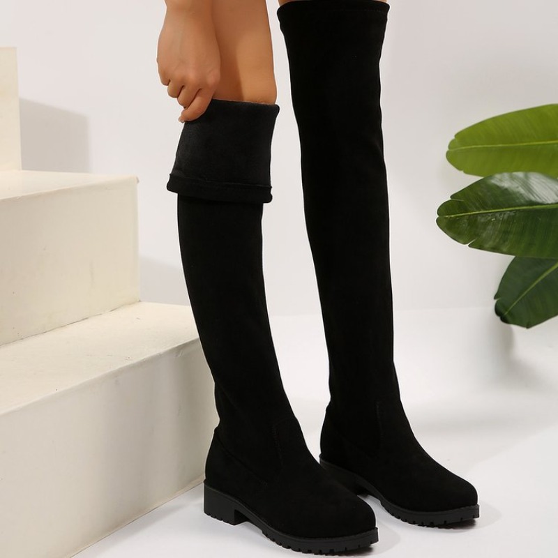 Damskie kozaki za kolano, elas – Knee High Sock Women recenzja i cena
