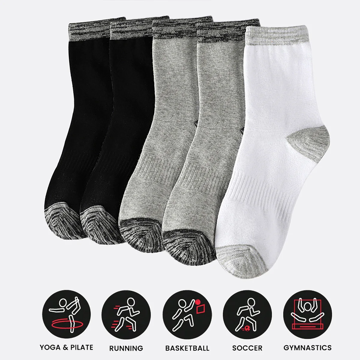1/5 Par Męskich Skarpet Sporto – Athletic Sock Cushion recenzja i cena