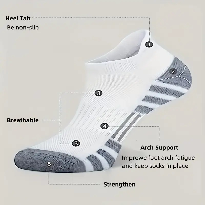 12 Par Męskich Oddychających S – Ankle Brace Sock recenzja i cena