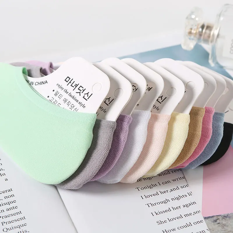 Letnie cienkie kolorowe dziewc – Invisibility Sock Loafer recenzja i cena