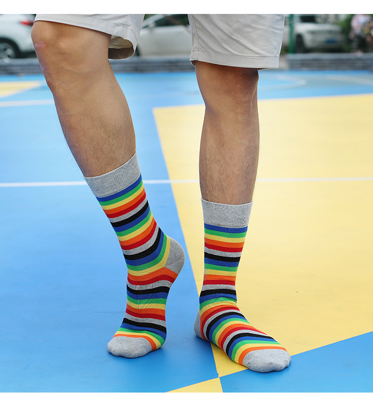 5 par męskich zabawnych skarpe – Cotton Crew Sock Pack recenzja i cena