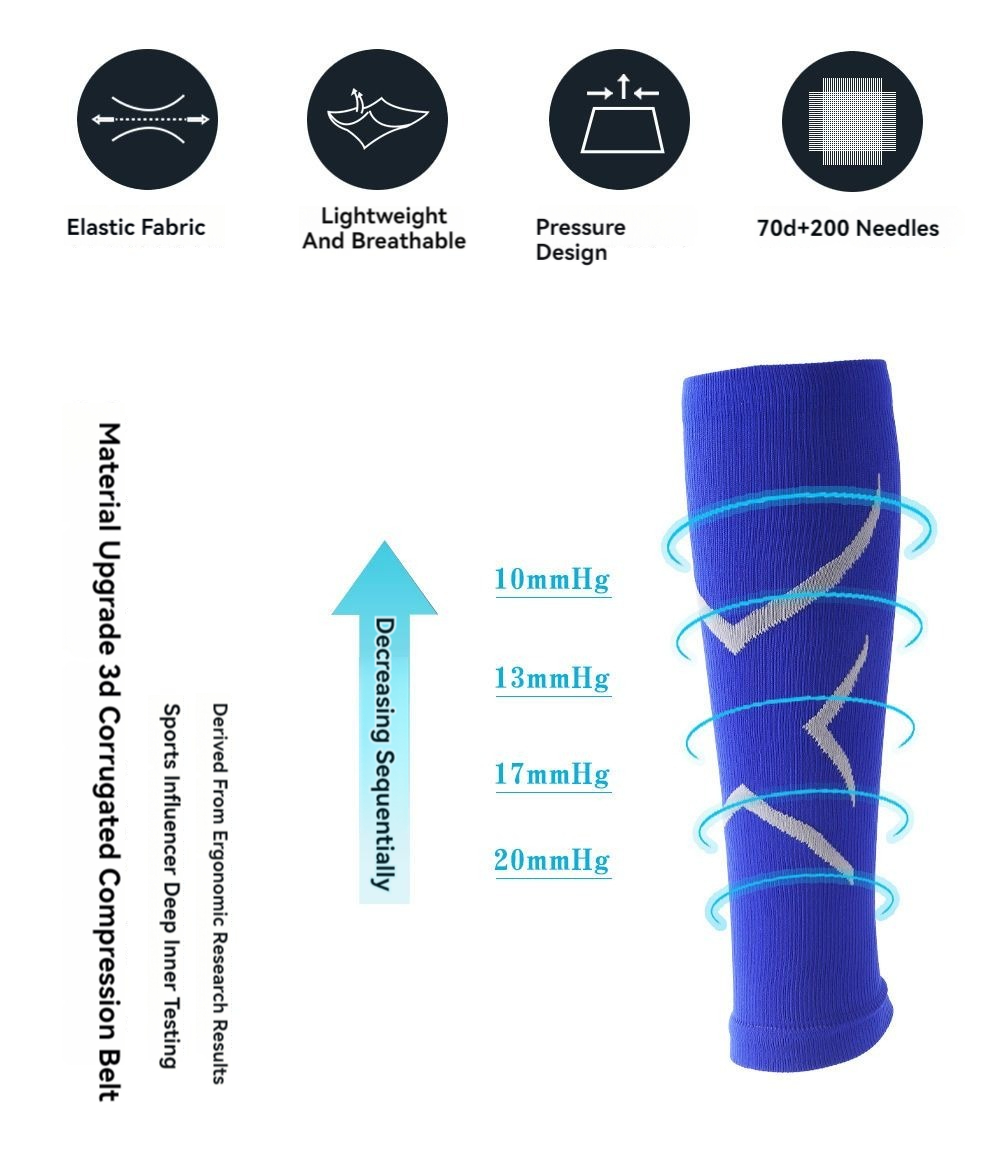 1 para unisex sportowe ochrani – Compression Sleeve Calf recenzja i cena