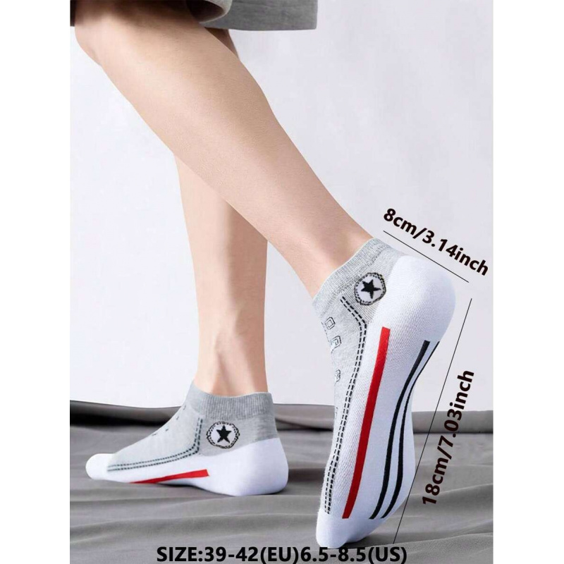 5/10 Par Wielokolorowych Oddyc – Ankle Sock Low Cut recenzja i cena