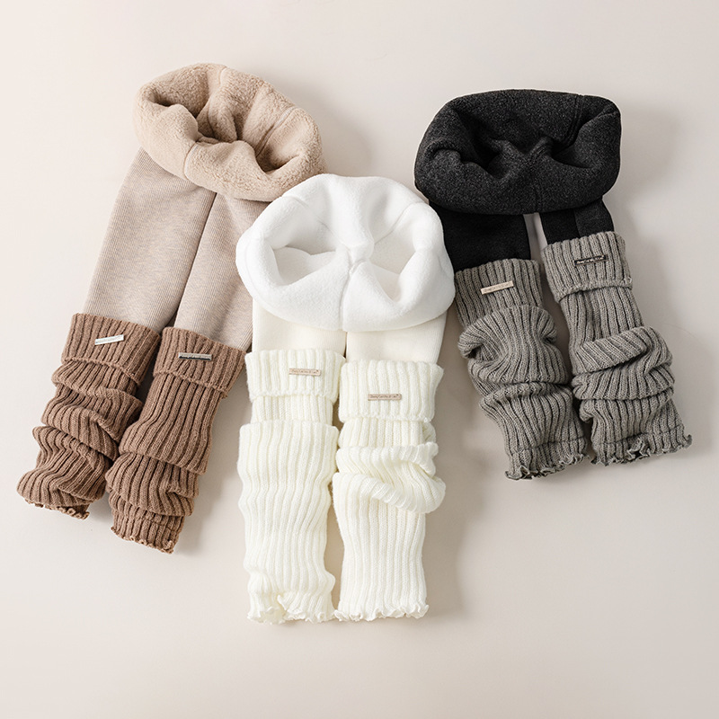Dziecięce ocieplane legginsy z – Boot Sock Slouchy recenzja i cena