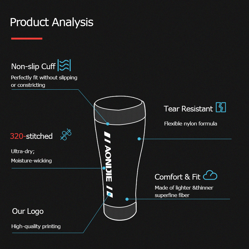 AONIJIE E4405 dzianinowe kompr – Compression Sleeve Calf recenzja i cena