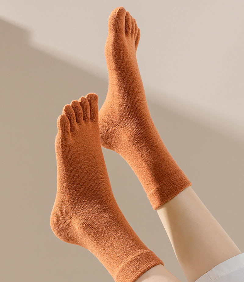 Jesienno-zimowe grube kaszmiro – Toe Sock Split recenzja i cena