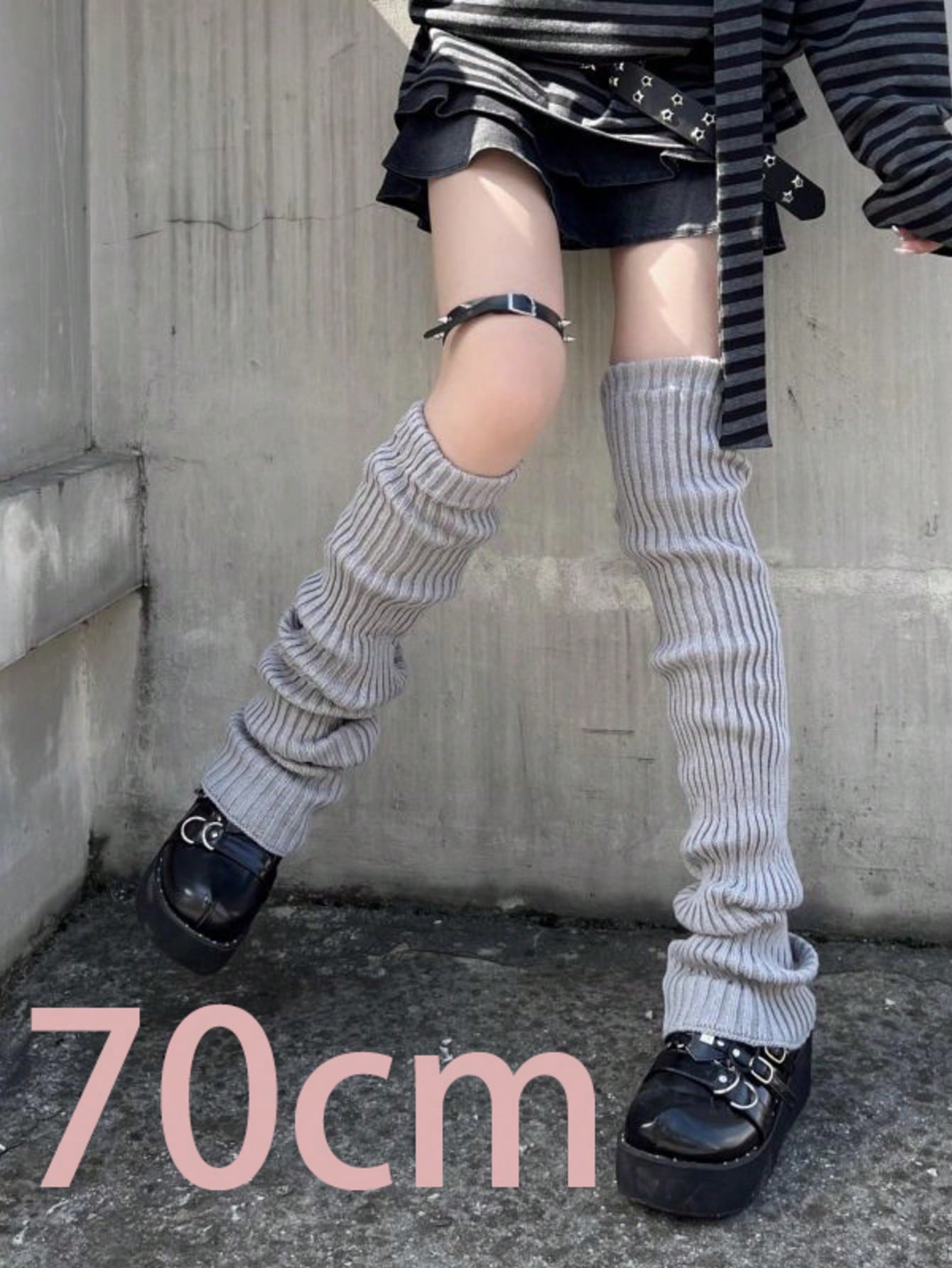 2 szt. 70cm Długie ocieplacze  – Boot Sock Slouchy recenzja i cena