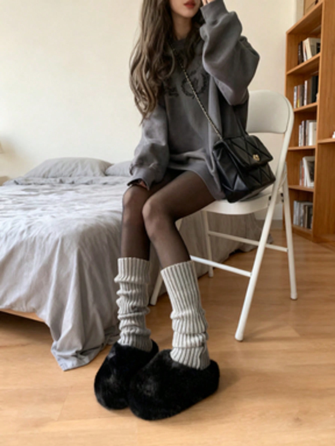 2 szt. 70cm Długie ocieplacze  – Boot Sock Slouchy recenzja i cena