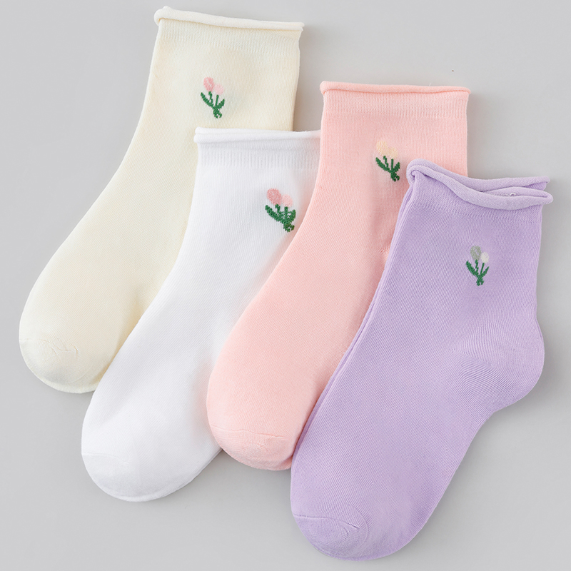 4/8/12 sztuk losowych damskich – Cotton Crew Sock Pack recenzja i cena