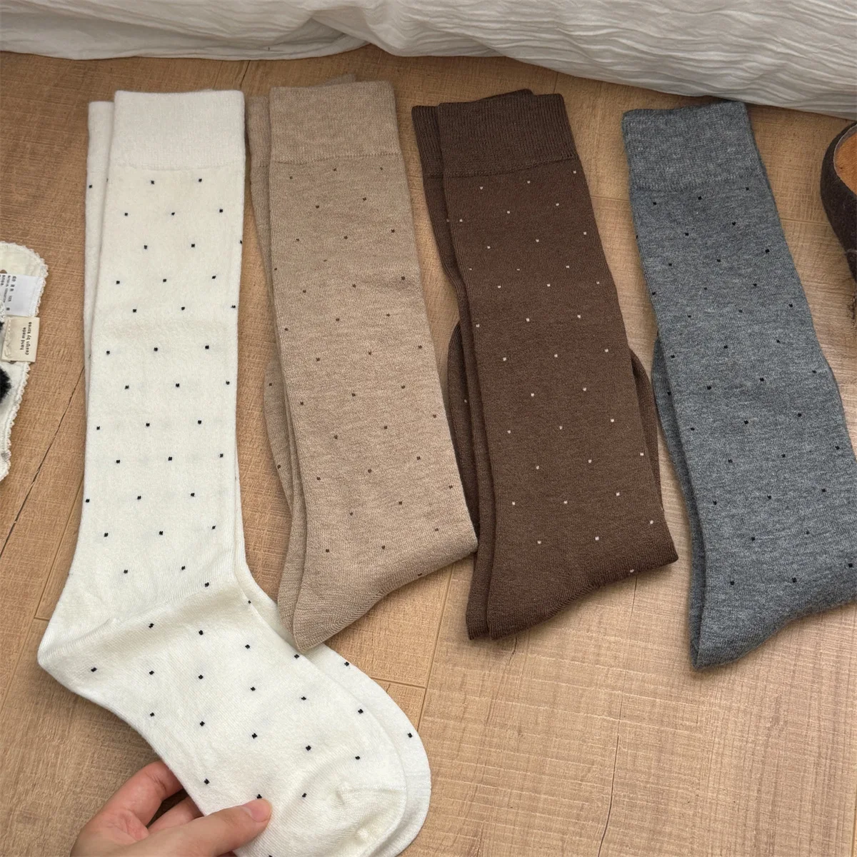 SP&CITY zimowe słodkie kropki  – Silk Sock Bamboo recenzja i cena