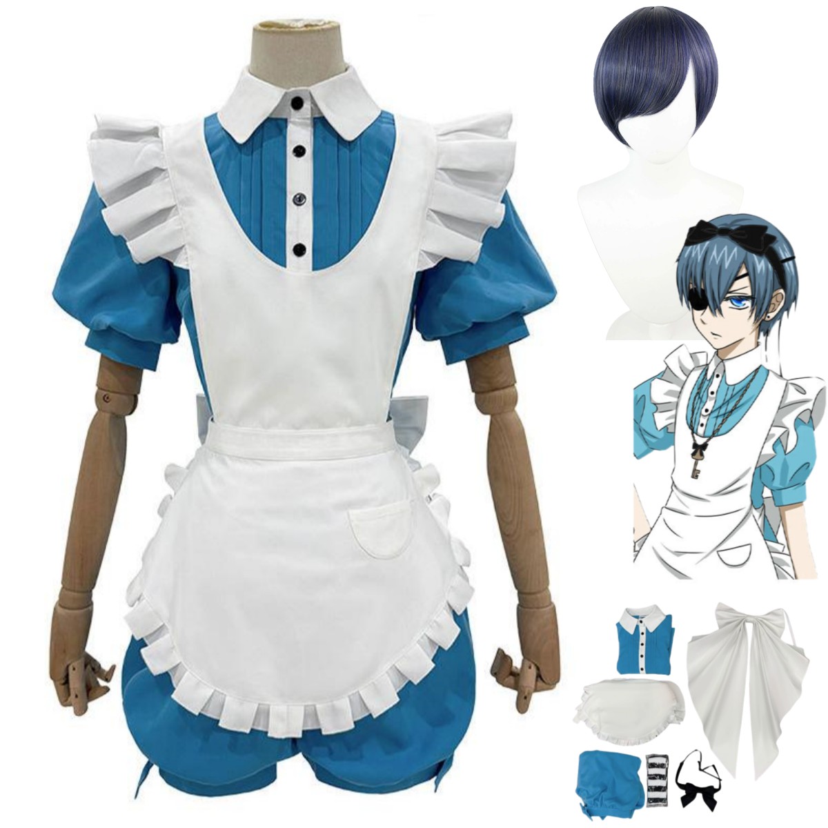 Anime Ciel Phantomhive Uśmiech – Dress Sock Men recenzja i cena