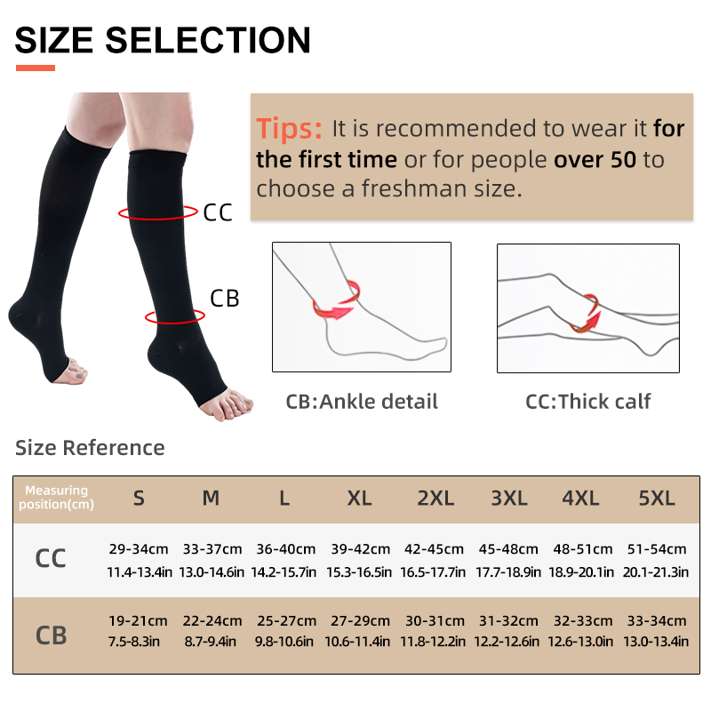 S-5XL 2 sztuk/para medyczne ko – Compression Sock Medical recenzja i cena