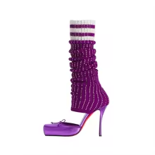 Sandały damskie za kolano z kw – Knee High Sock Women recenzja i cena